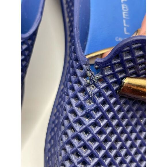 Jefferey Campbell Fling 2 Platform Wedge Blue Waterproof Sandals Women’s Size 6 - Picture 4 of 12